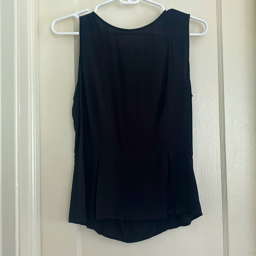 Black Peplum Tank Size S from Fossil